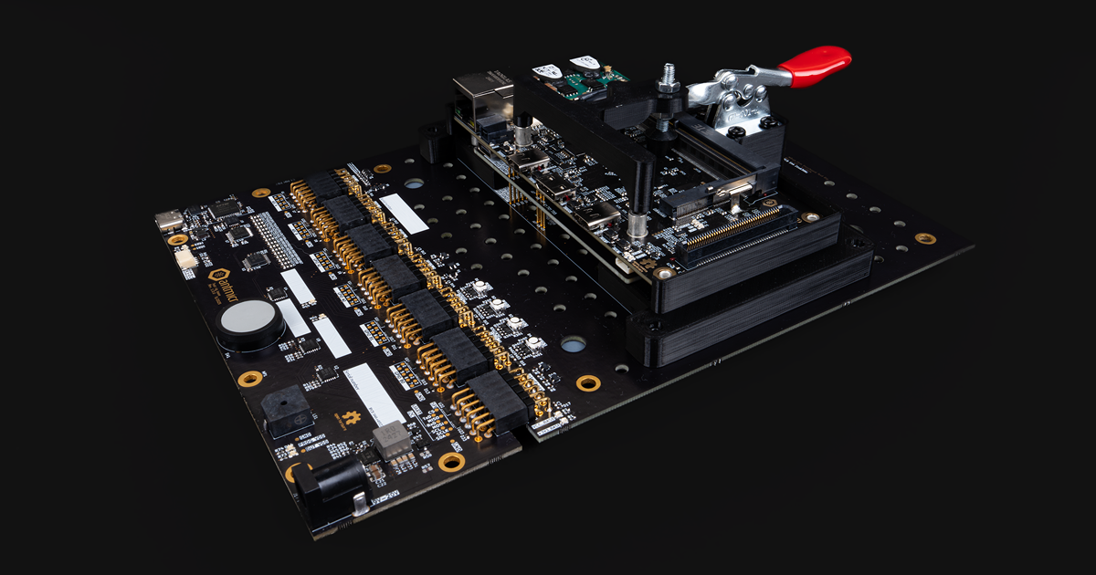 Photo of the Jetson Orin Baseboard ICT platform