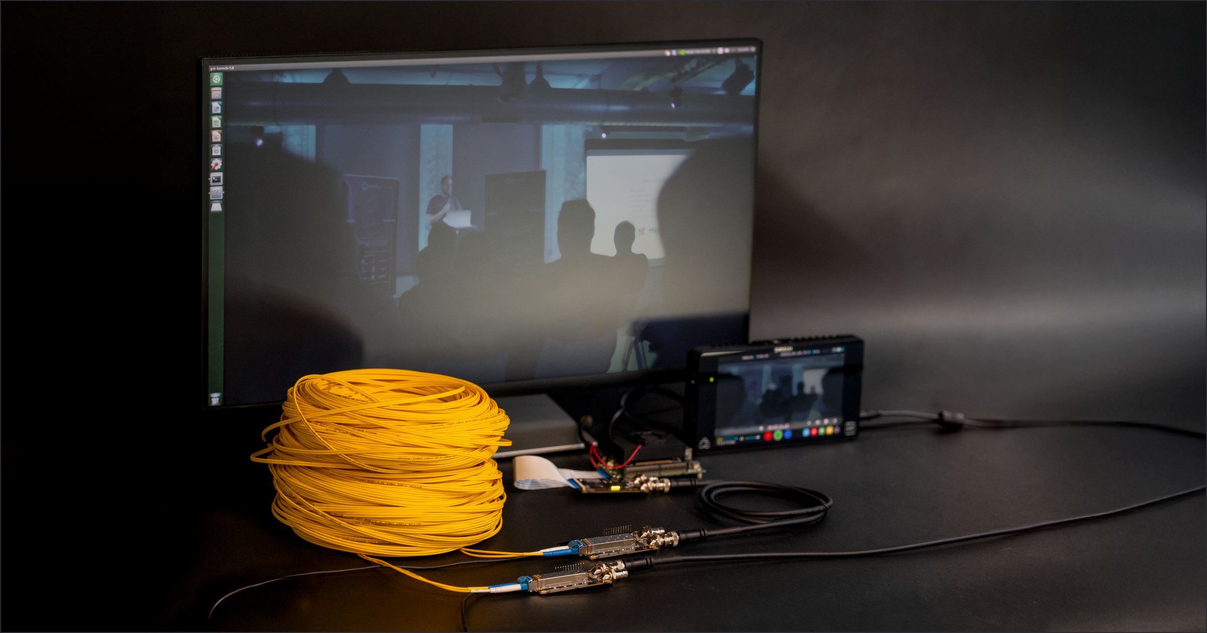 Antmicro's open hardware SDI-Fiber Adapter for long-distance video transmission in high-EMI environments