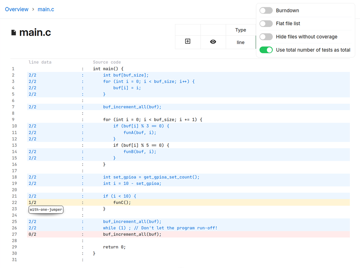 New features in Coverview