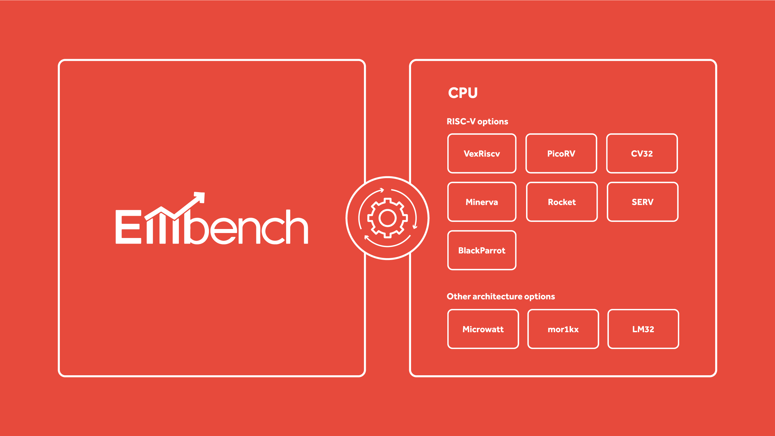 Embench and LiteX CPUs