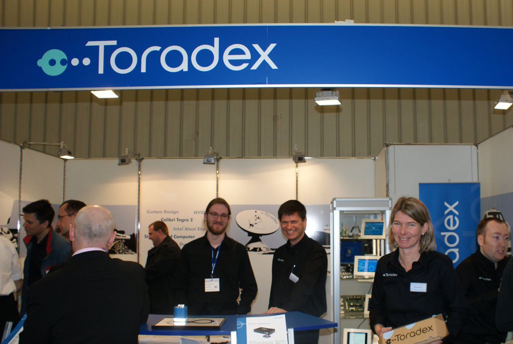 Photo with Ronald Vuillemin, President of Toradex