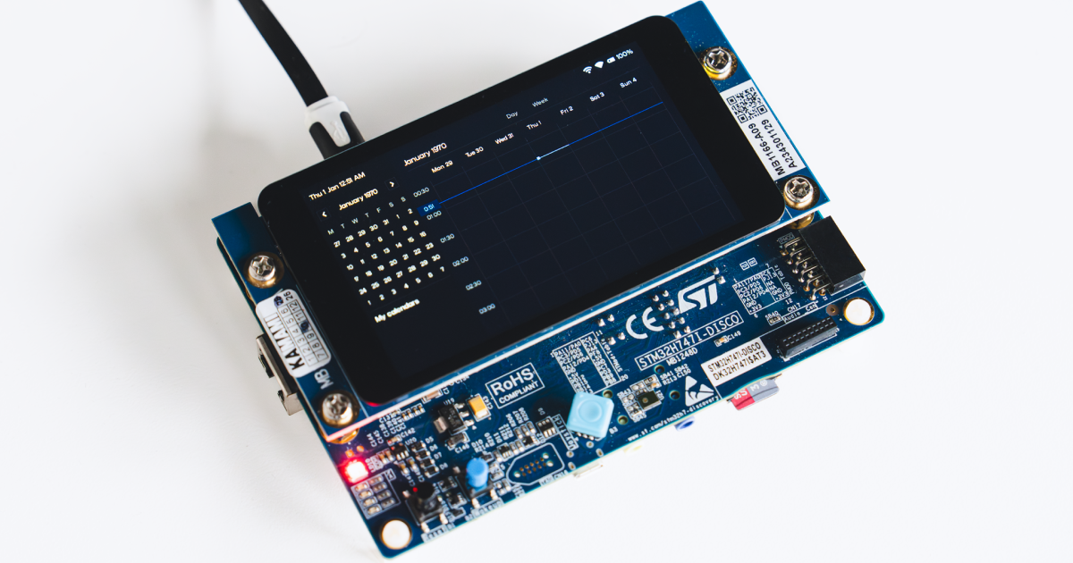 Photo of grvl on STM32H747I Discovery