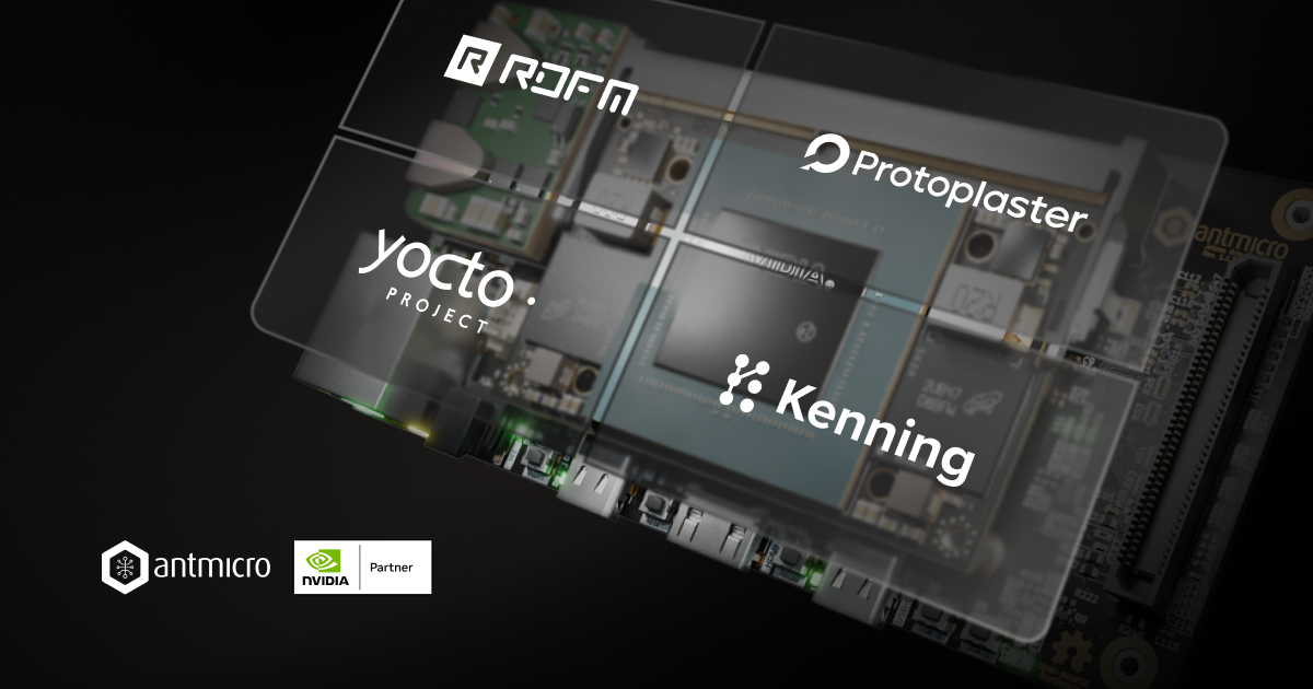 Antmicro supports NVIDIA Jetson Yocto launch with open source hardware and tools for OTA, fleet management, factory testing, AI