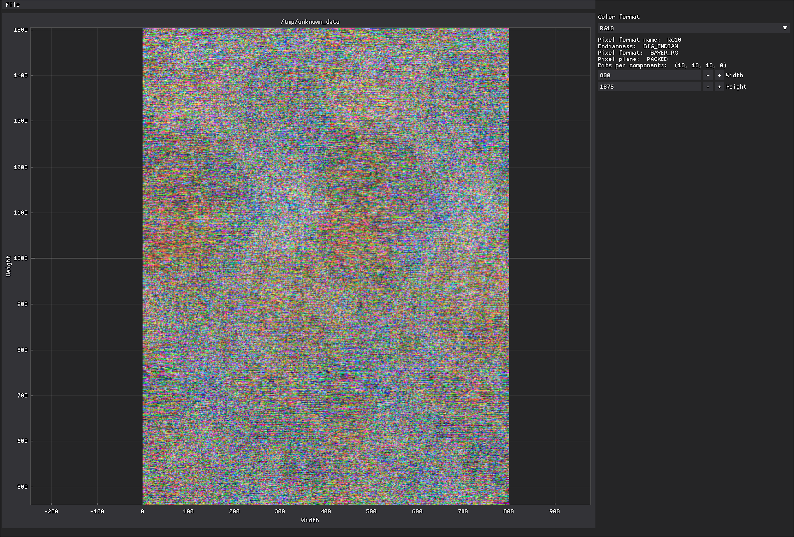 Visualizing binary data to images with Ravwier