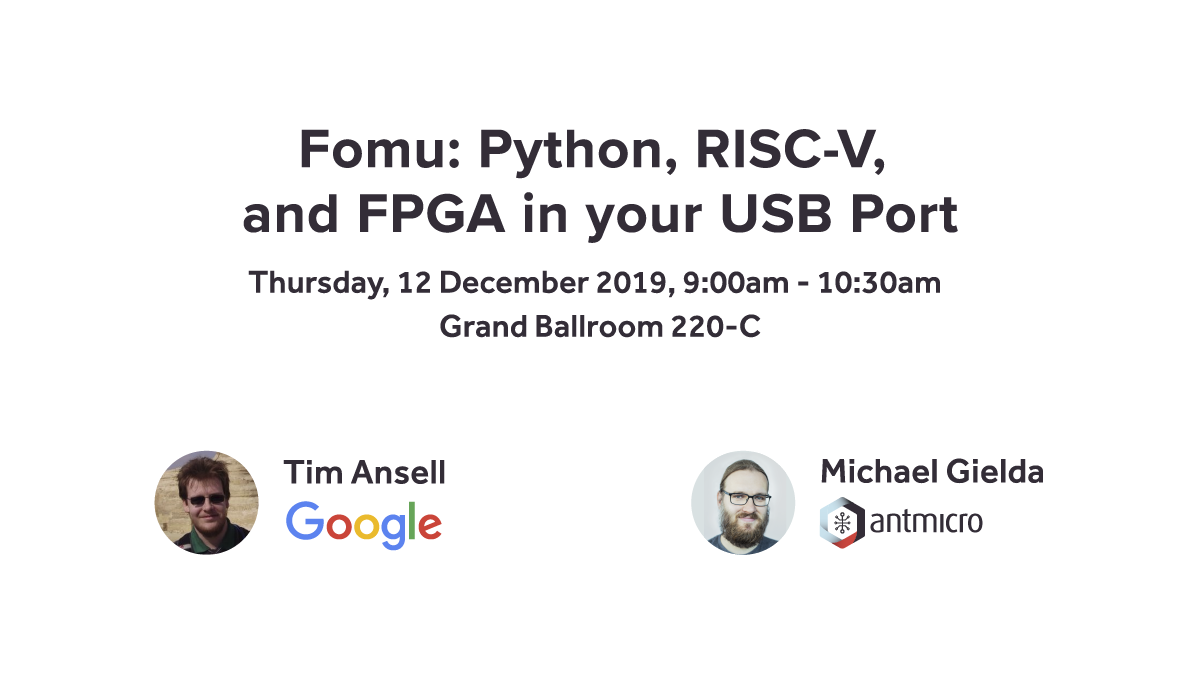 Michael Gielda's talk about Fomu details