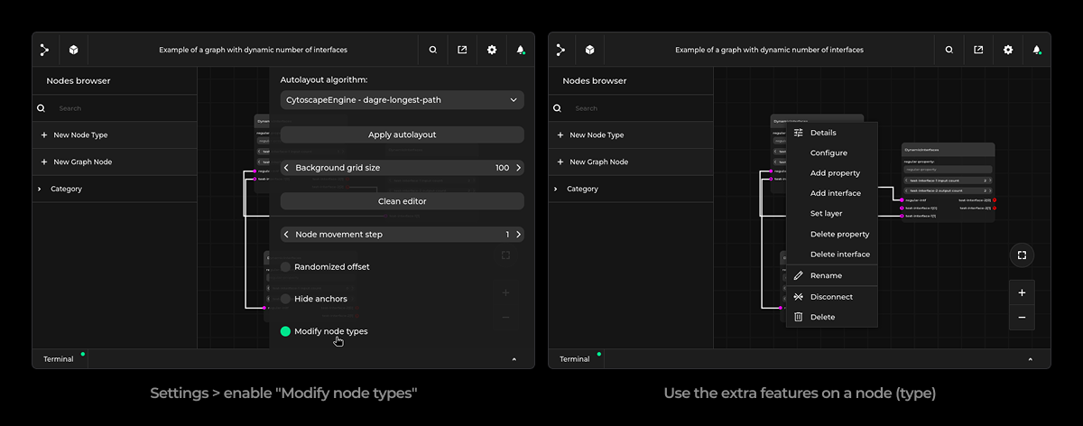 How to modify a node type from the UI