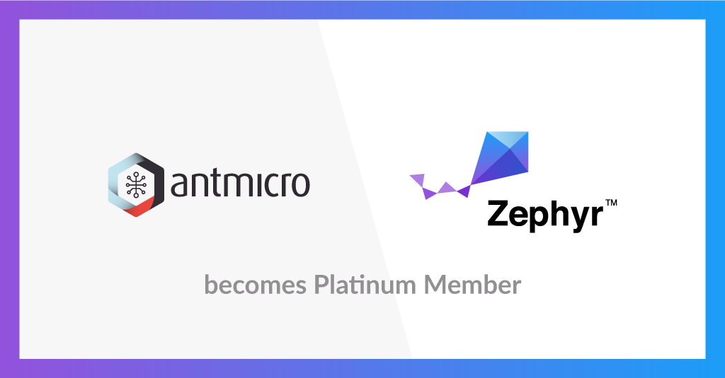 Zephyr Antmicro Platinum Announcment